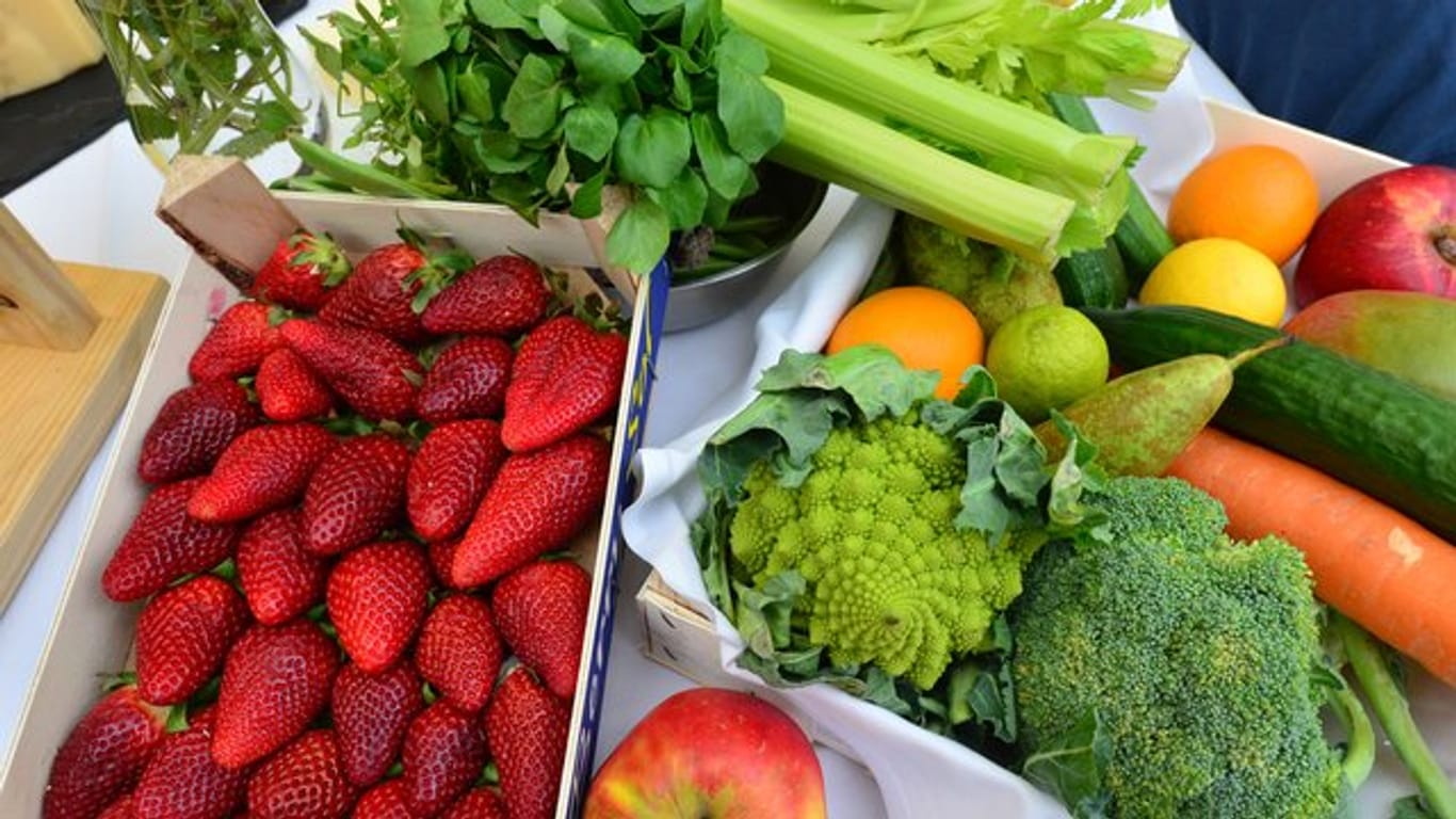 Frisches Obst und Gemüse: Umweltexperten empfehlen eine Vergünstigung pflanzlicher Lebensmittel.