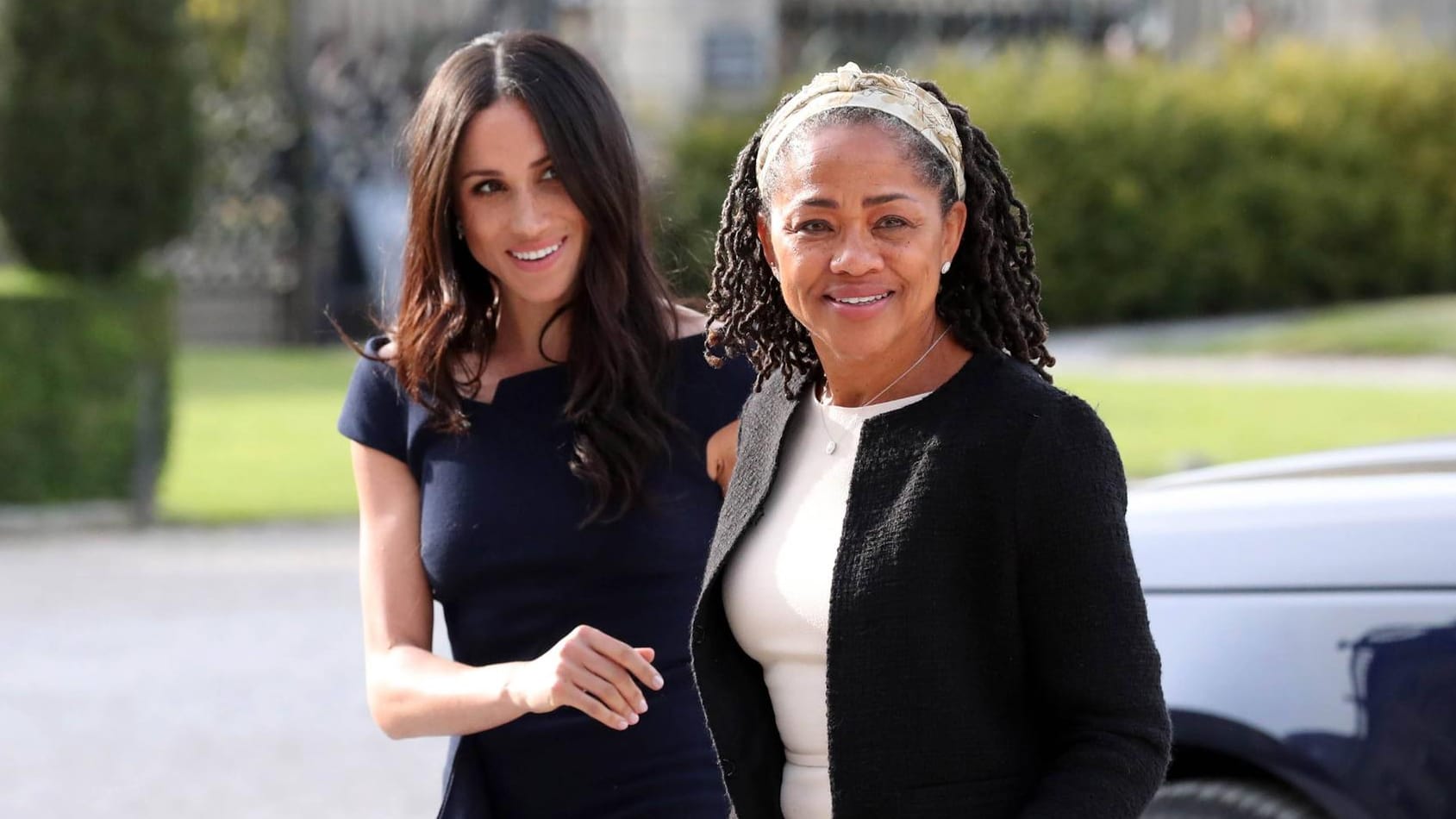 Enge Vertraute: Herzogin Meghan und ihre Mutter Doria Ragland am Vorabend der royalen Hochzeit.