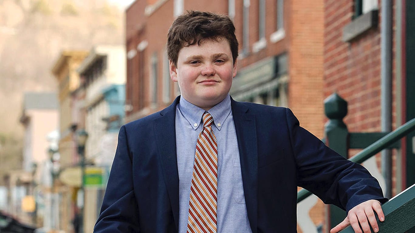 Ethan Sonneborn: Der 14-Jährige darf bei der Wahl antreten, weil es in dem US-Bundesstaat keine Altersbeschränkung für die Kandidaten gibt.