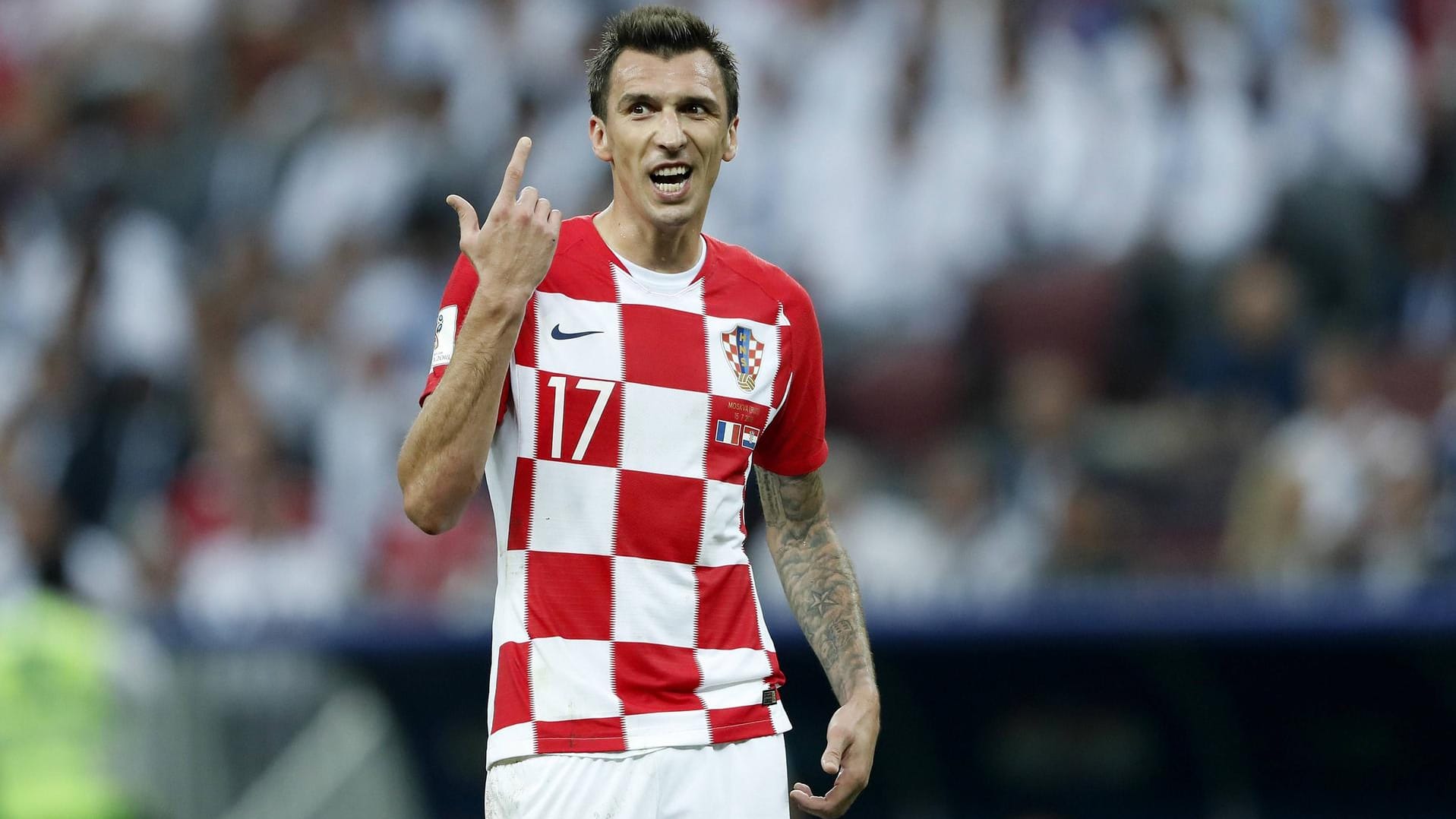 In Kroatien eine Legende: Mario Mandzukic spielte von 2007 bis 2018 in der Nationalmannschaft. Neben 33 Treffern gelangen ihm dabei auch neun Vorlagen.