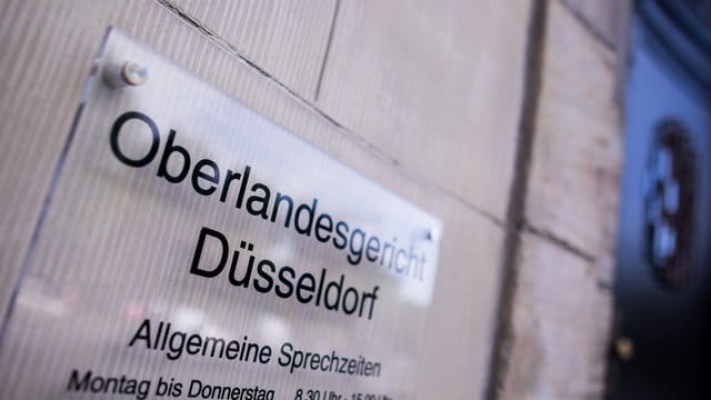 Oberlandesgericht Düsseldorf (Archivbild): Der Angeklagte wurde Mitte September 2021 in einem Düsseldorfer Hotel festgenommen. Oberlandesgericht Düsseldorf (Archivbild): Der Angeklagte wurde Mitte September 2021 in einem Düsseldorfer Hotel festgenommen.