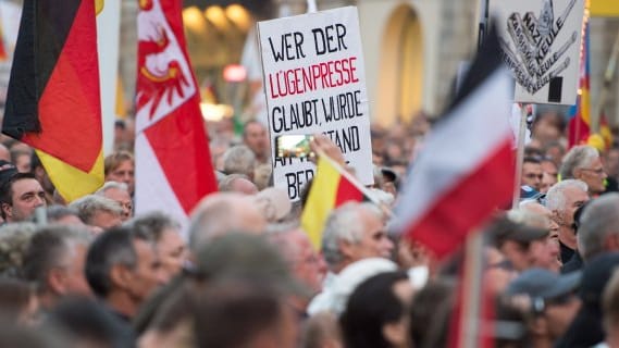 Pegida-Demonstration in Dresden