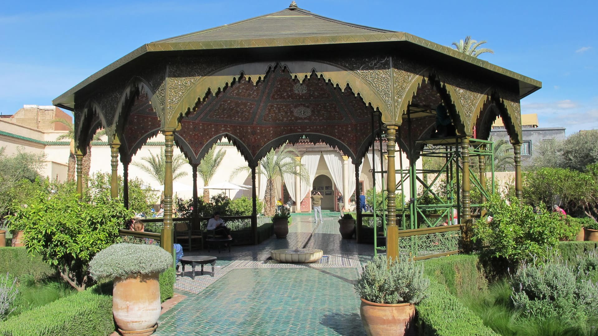 Jardin Secret in Marrakesch: Der Garten ist eine Oase der Ruhe und Entschleunigung.