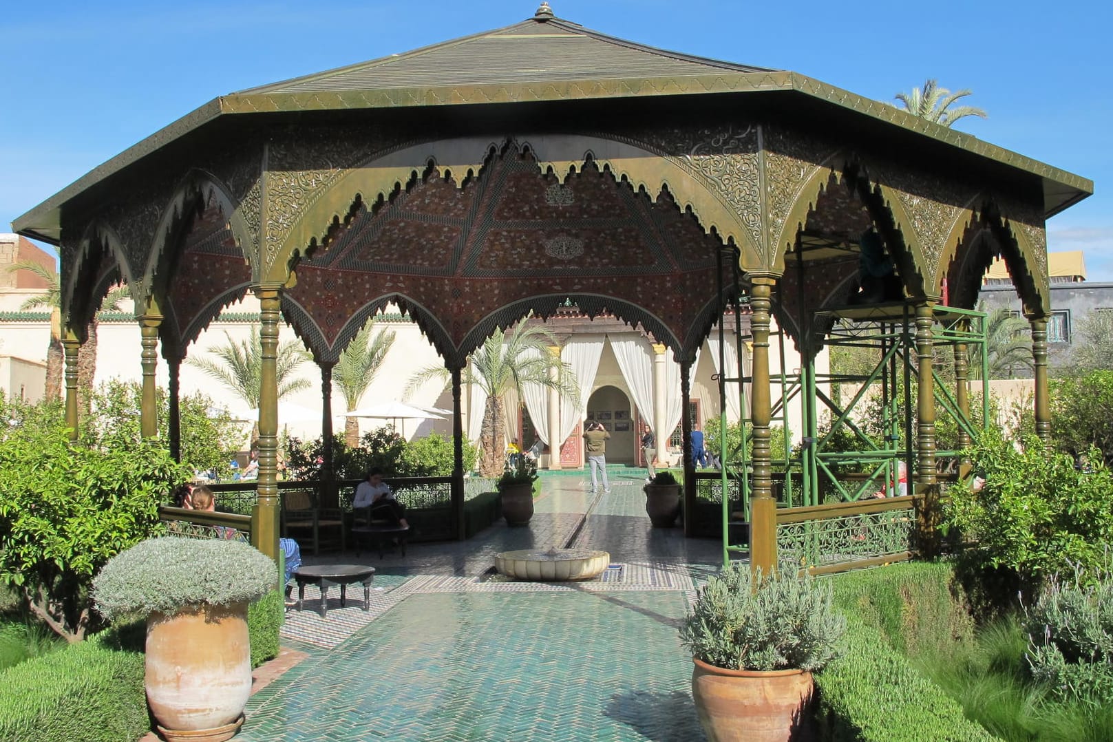 Jardin Secret in Marrakesch: Der Garten ist eine Oase der Ruhe und Entschleunigung.