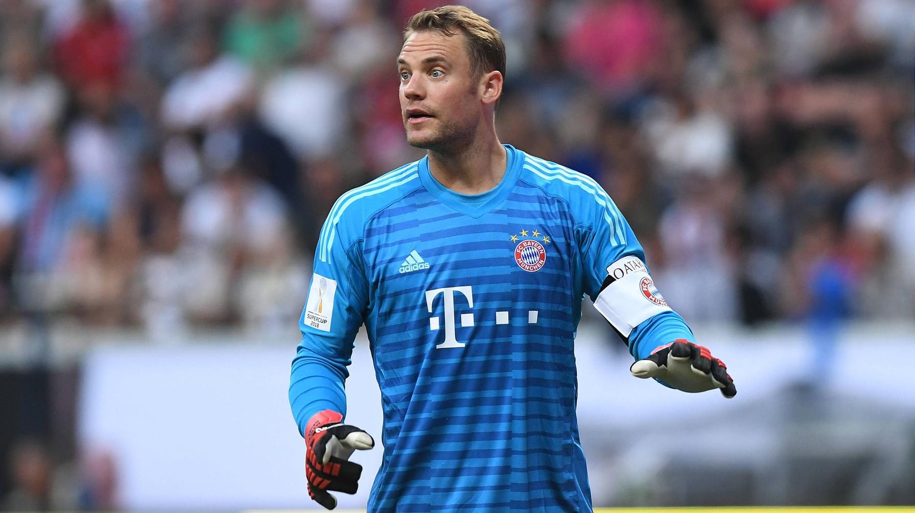 Bayern-Torwart Manuel Neuer im Supercup gegen Eintracht Frankfurt. Sein Klub ist der Beliebsteste und am meisten gehasste zugleich.