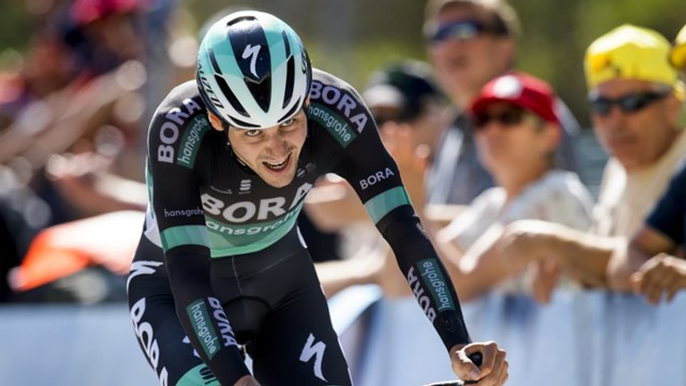 Emanuel Buchmann vom Team Bora-hansgrohe ist bei der Vuelta der Mann für das Gesamtklassement.