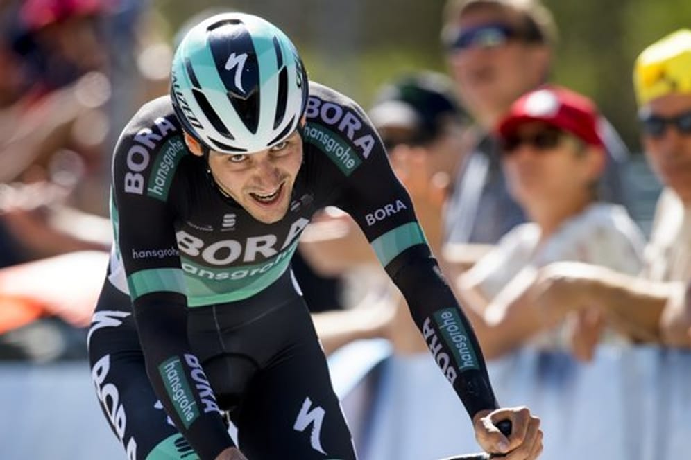 Emanuel Buchmann vom Team Bora-hansgrohe ist bei der Vuelta der Mann für das Gesamtklassement.