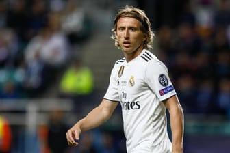 Luka Modric beim UEFA Super Cup: Luka Modric gehört bei Real Madrid seit 2012 zu den Top-Spielern. Inter Mailand soll mit ihm Wechsel-Gespräche geführt haben.