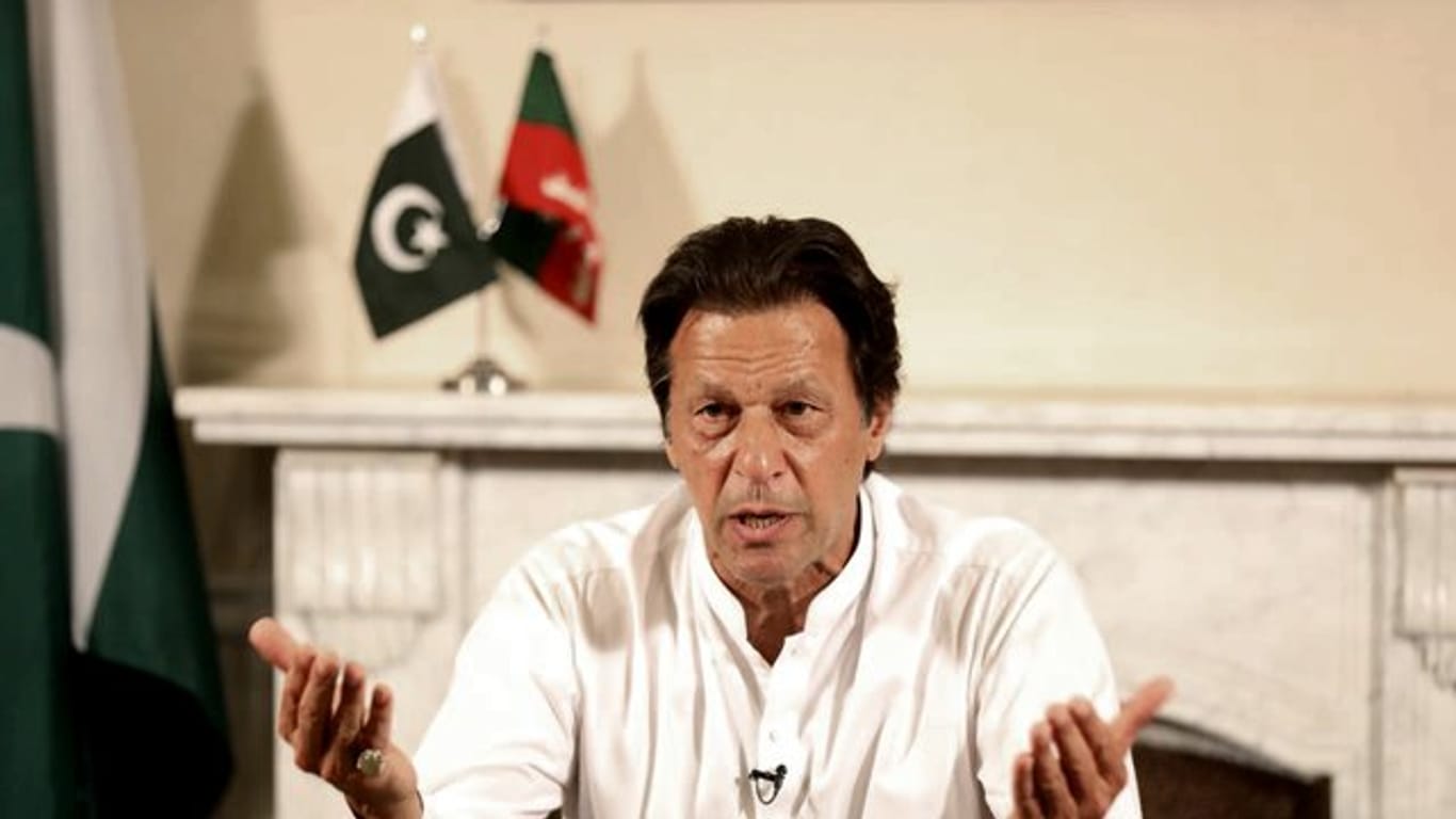 Imran Khan, hier Ende Juli in Islamabad, ist neuer Premierminister in Pakistan.