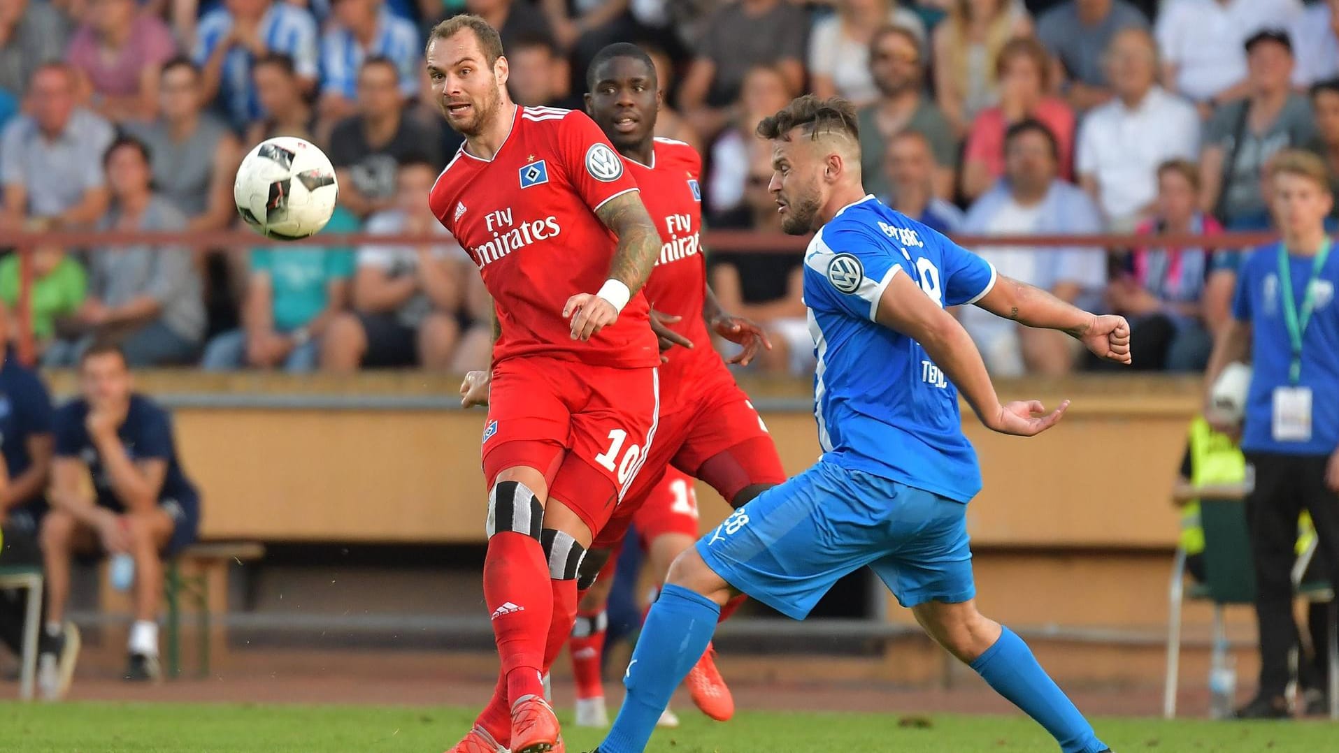 Matchwinner: Hamburgs Pierre-Michel Lasogga.