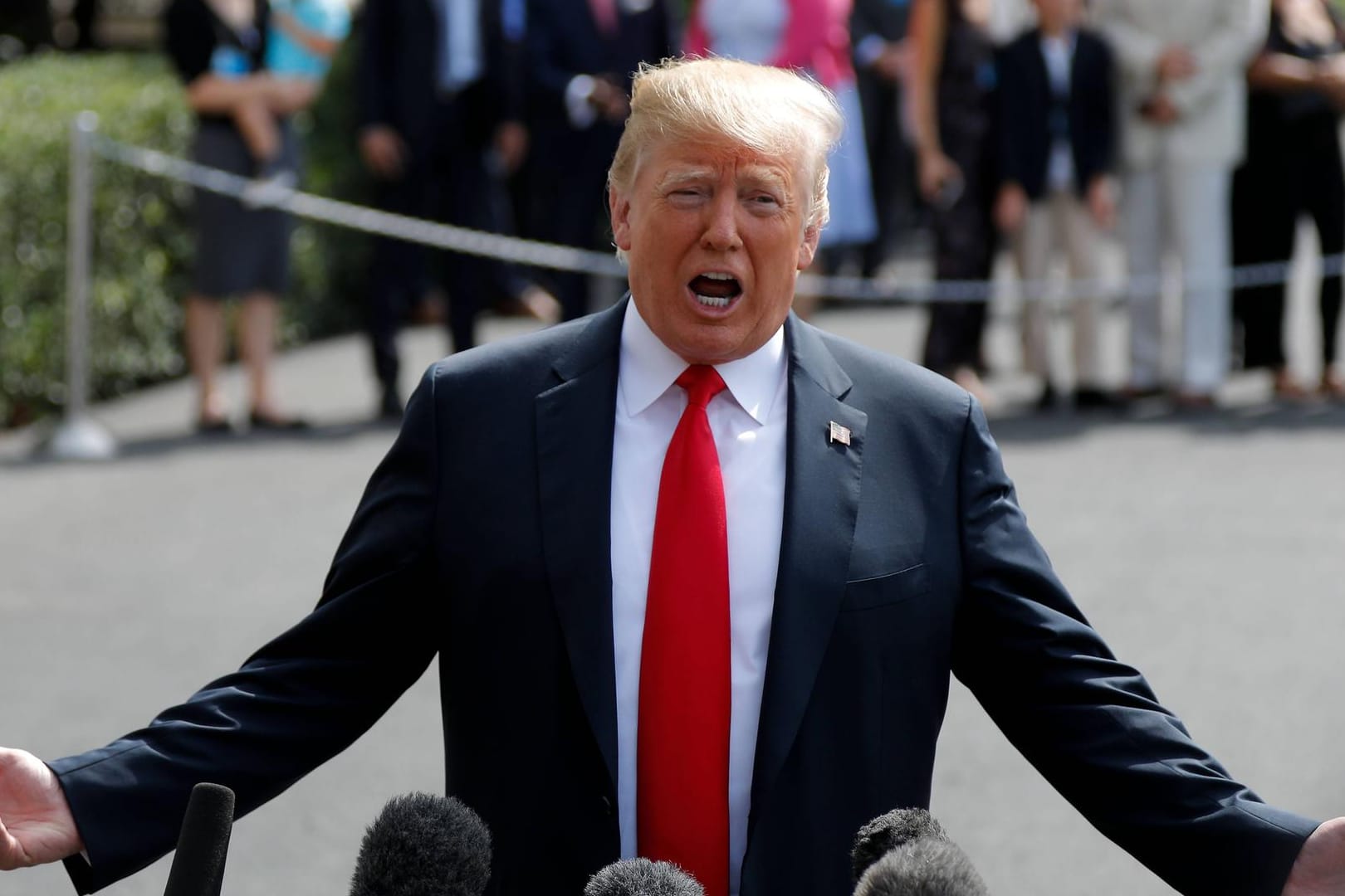 US-Präsident Donald Trump: Die nächste Runde von Maßnahmen gegen China steht am Donnerstag an.