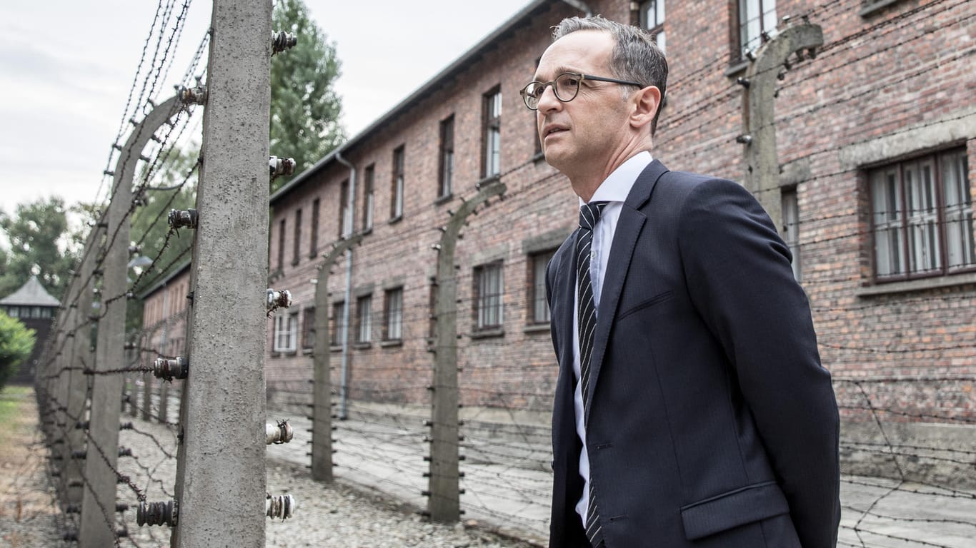 Außenminister Maas im KZ Auschwitz: "Wir brauchen diesen Ort, weil unsere Verantwortung endet nie."