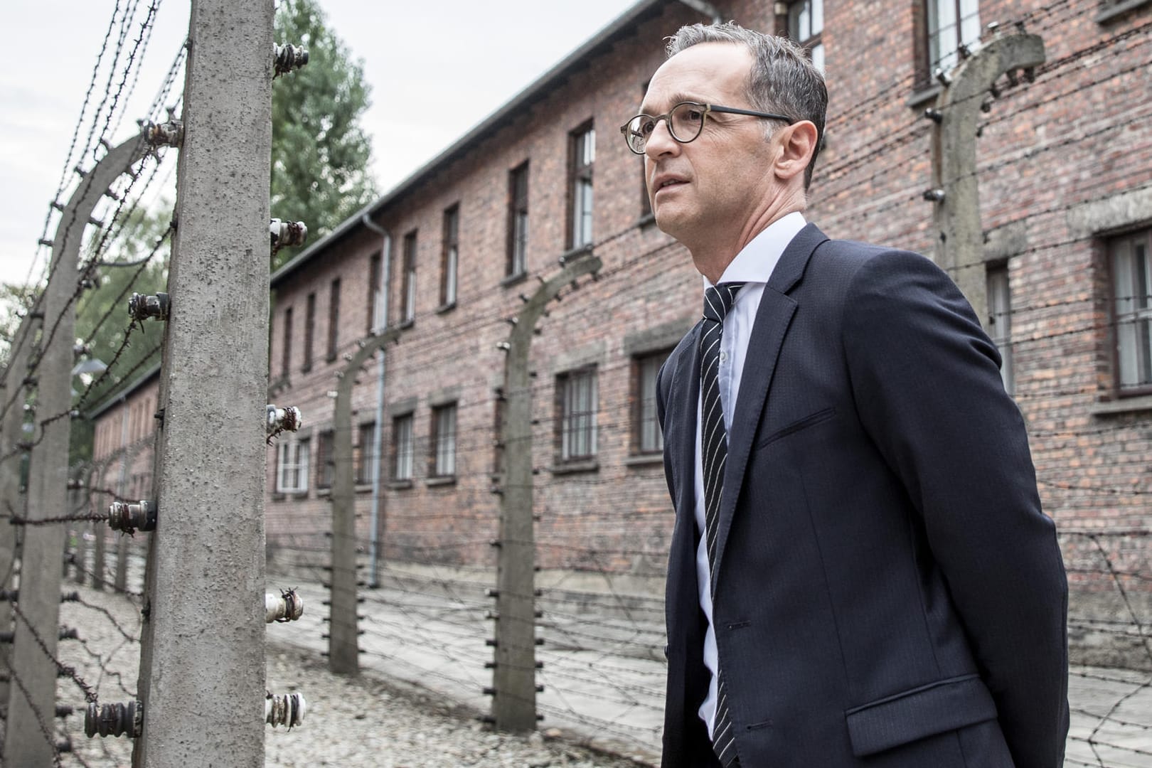 Außenminister Maas im KZ Auschwitz: "Wir brauchen diesen Ort, weil unsere Verantwortung endet nie."