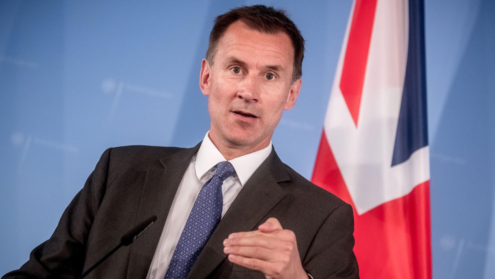 Jeremy Hunt: Der britische Außenminister wirft Russland "aggressives und bösartiges Verhalten" vor. Jeremy Hunt: Der britische Außenminister wirft Russland "aggressives und bösartiges Verhalten" vor.