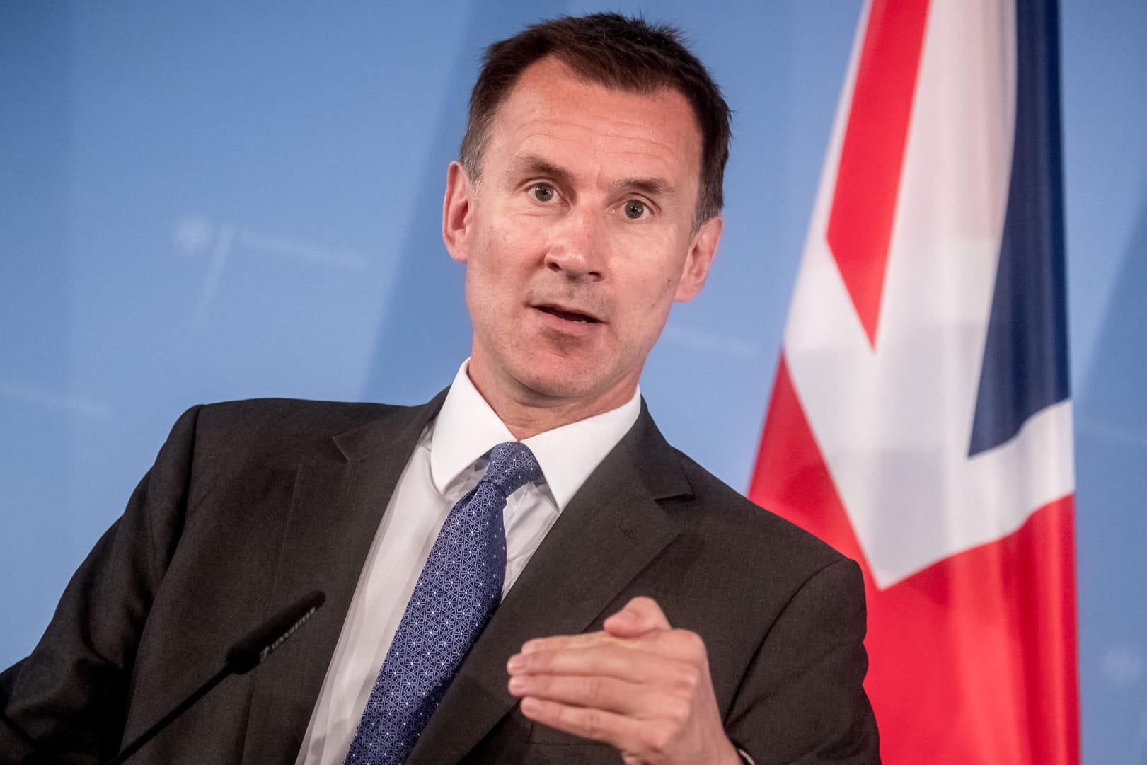 Jeremy Hunt: Der britische Außenminister wirft Russland "aggressives und bösartiges Verhalten" vor.