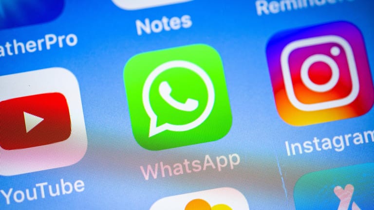 Das Icon der Messenger-App: In Indien werden mehr Fotos und Nachrichten über Whatapp verbreitet als in jedem anderen Land. (Symbolbild)