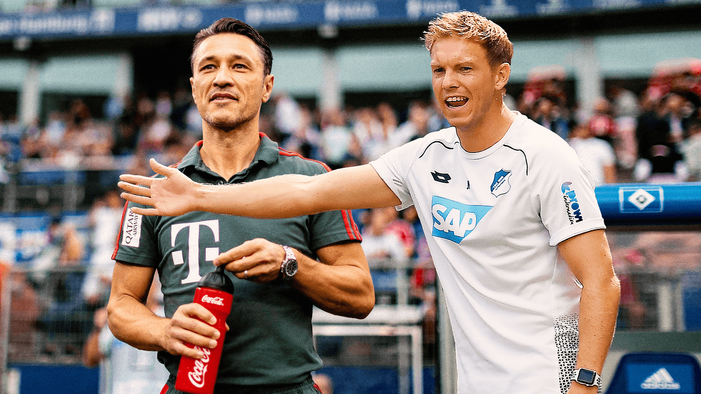 Bayern-Coach Niko Kovac (links) und Julian Nagelsmann von Hoffenheim.