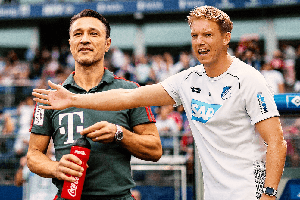 Bayern-Coach Niko Kovac (links) und Julian Nagelsmann von Hoffenheim.