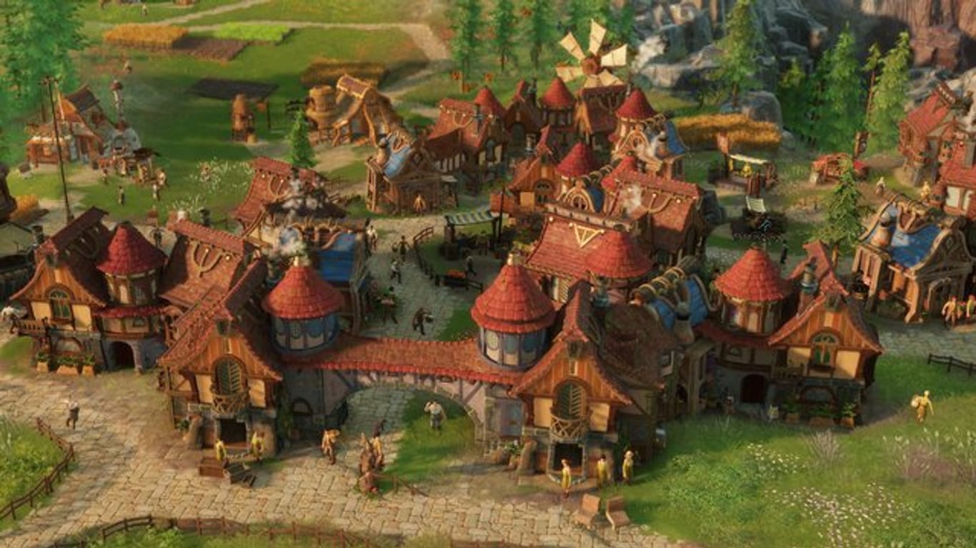 Ein Dorf wächst - das ist auch im neuen Teil von "Die Siedler" das Spielprinzip.