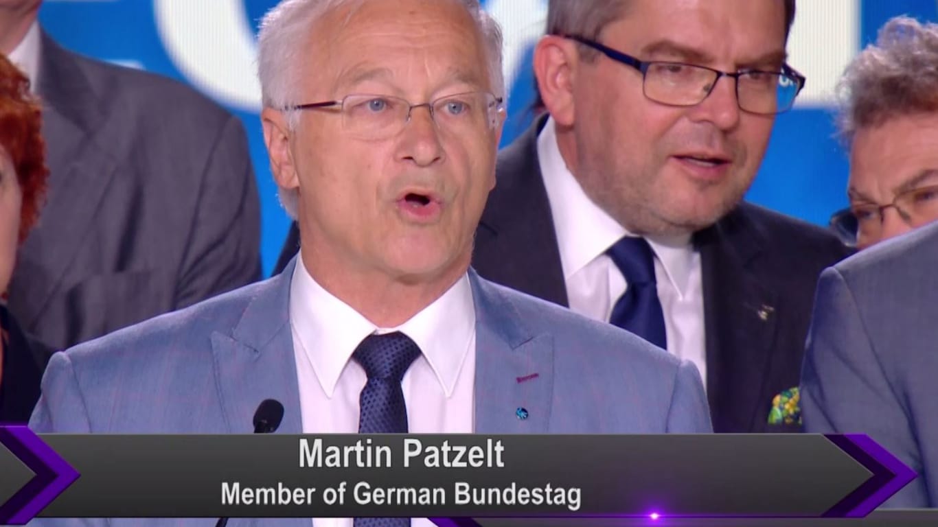 Der CDU-Bundestagsabgeordnete Martin Patzelt auf der Konferenz in Paris: Auch er entging dem offenbar geplanten Anschlag.