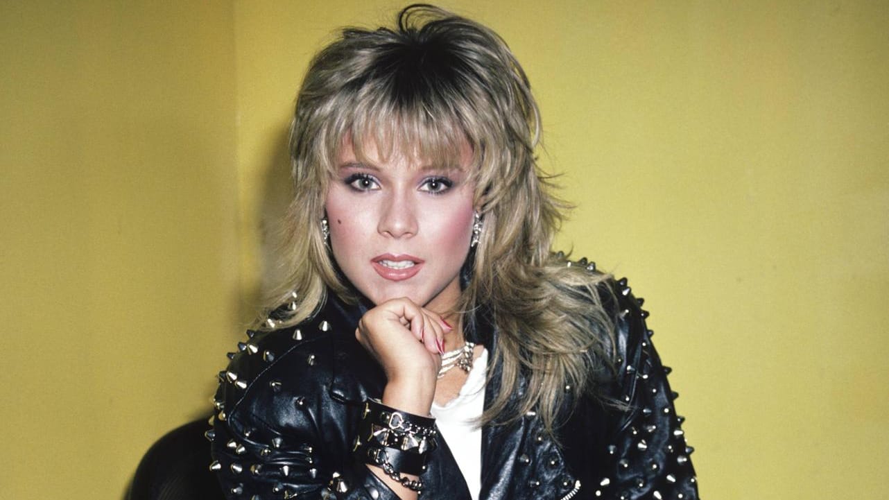 Samantha Fox im Jahr 1986: Die britische Sängerin begeisterte mit ihrer Stimme und ihrem rockigen Look.