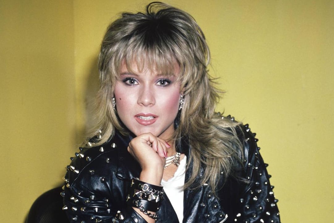 Samantha Fox im Jahr 1986: Die britische Sängerin begeisterte mit ihrer Stimme und ihrem rockigen Look.