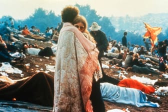 Festival in Woodstock: Schätzungsweise 400.000 Menschen hörten in Bethel Stars wie Joe Cocker, Jimi Hendrix und Janis Joplin zu.