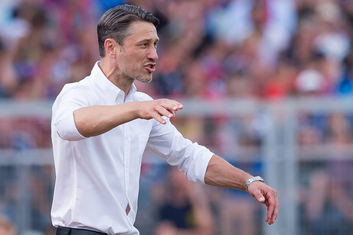 Bayerns neuer Trainer Niko Kovac beim Pokalspiel gegen Drochtersen/Assel. Berti Vogts hält viel von Kovac – aber weniger von der defensiven Transferpolitik des Rekordmeisters.