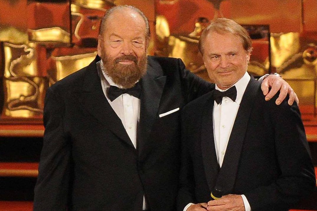 Freunde und Kollegen: Bud Spencer und Terence Hill standen für viele Filme gemeinsam vor der Kamera.