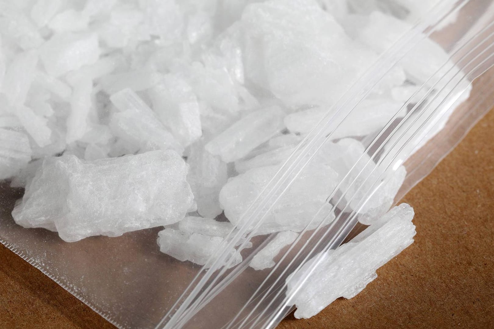 Crystal Meth mit hohem Reinheitsgrad (Symbolbild): Die mexikanische Armee hat einen weiteren großen Methamphetamin-Fund gemacht. Zehn Tonnen der gefährlichen Droge konnten sichergestellt werden.