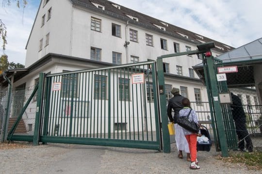 Erstaufnahmeunterkunft für Asylbewerber.