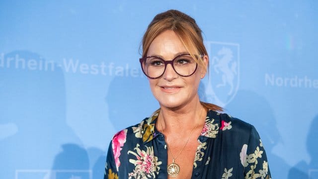 Ausgezeichnet: Sängerin Andrea Berg trägt einen Orden.