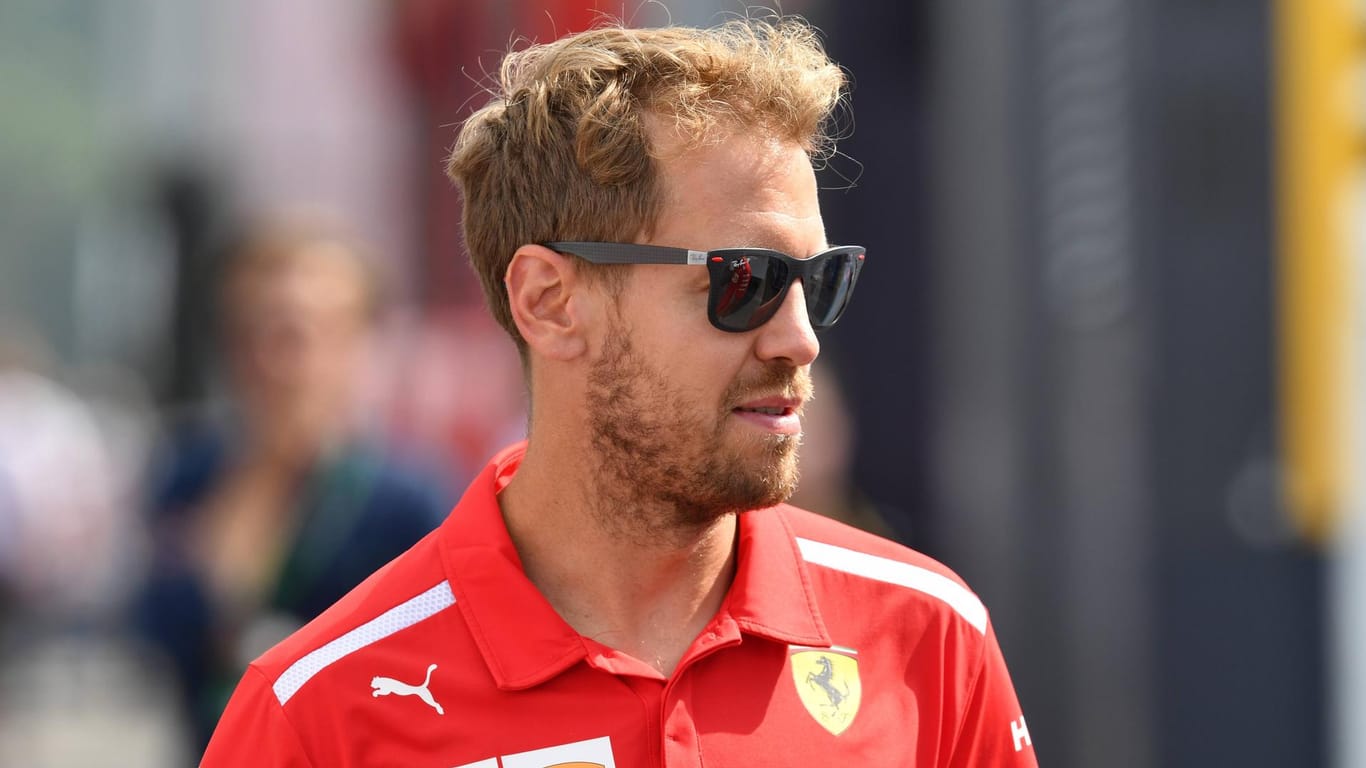 Glaubt immer noch fest noch an den WM-Titel: Ferrari-Pilot Sebastian Vettel.