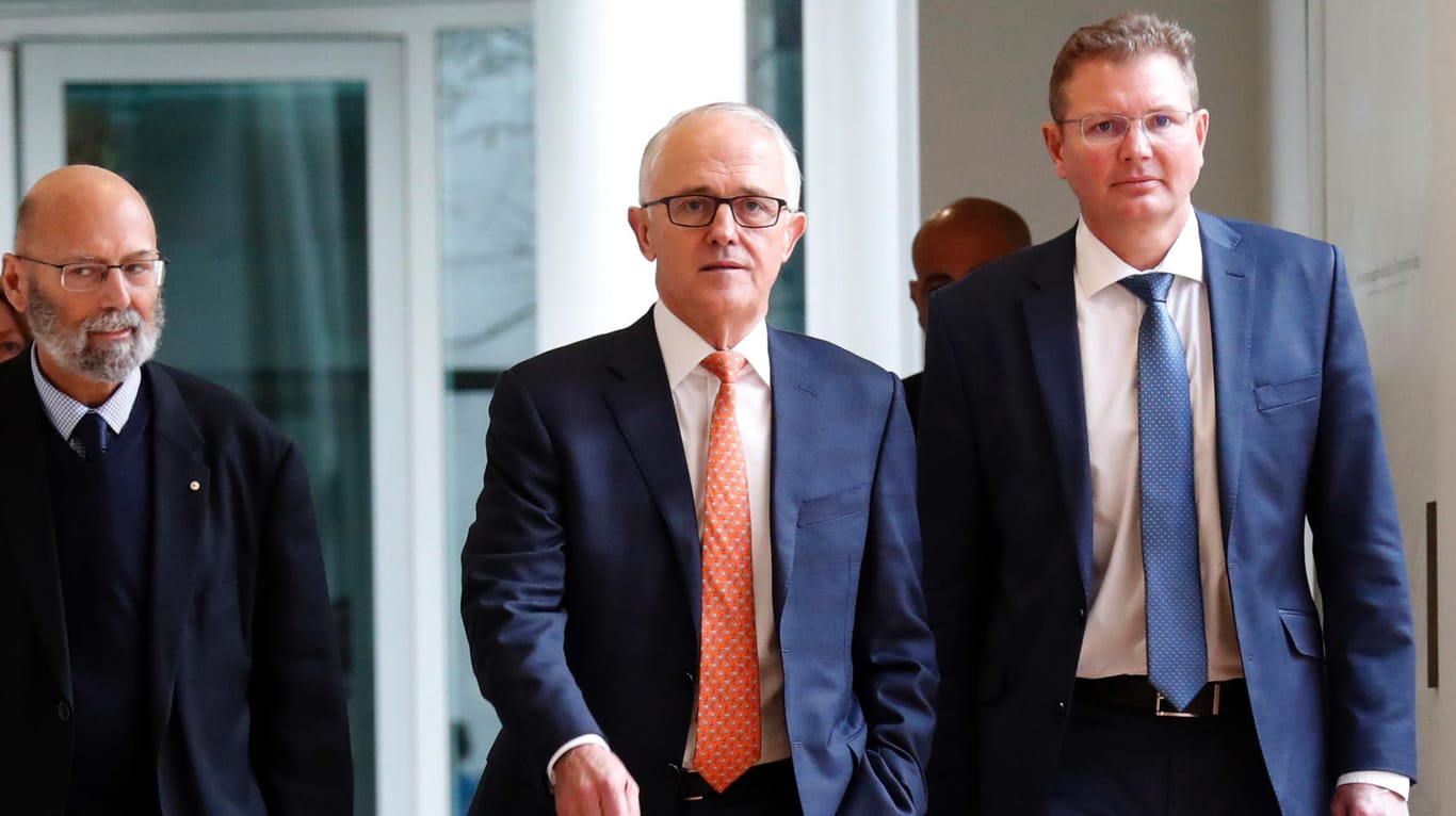 Malcolm Turnbull (M.): Der Politiker ist als australischer Regierungschef zurückgetreten.