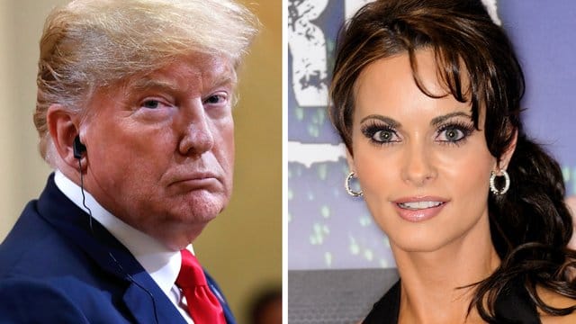 Karen McDougal soll eine monatelange Affäre mit US-Präsident Trump gehabt haben. Karen McDougal soll eine monatelange Affäre mit US-Präsident Trump gehabt haben.