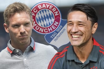 Treffen gleich am ersten Spieltag aufeinander: Hoffenheims Trainer Julian Nagelsmann und Bayern-Coach Niko Kovac.