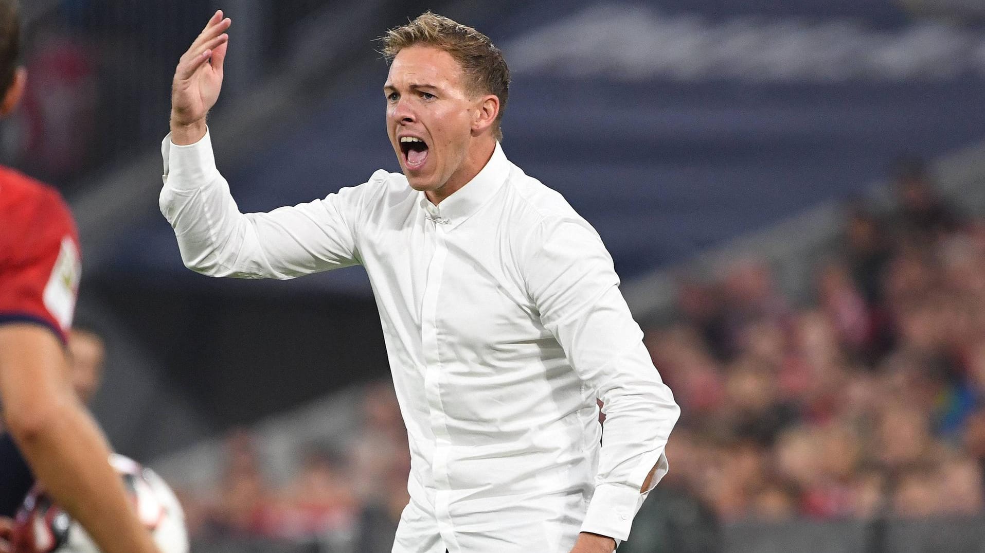 Stinksauer: Hoffenheim-Trainer Julian Nagelsmann im Spiel gegen den FC Bayern.