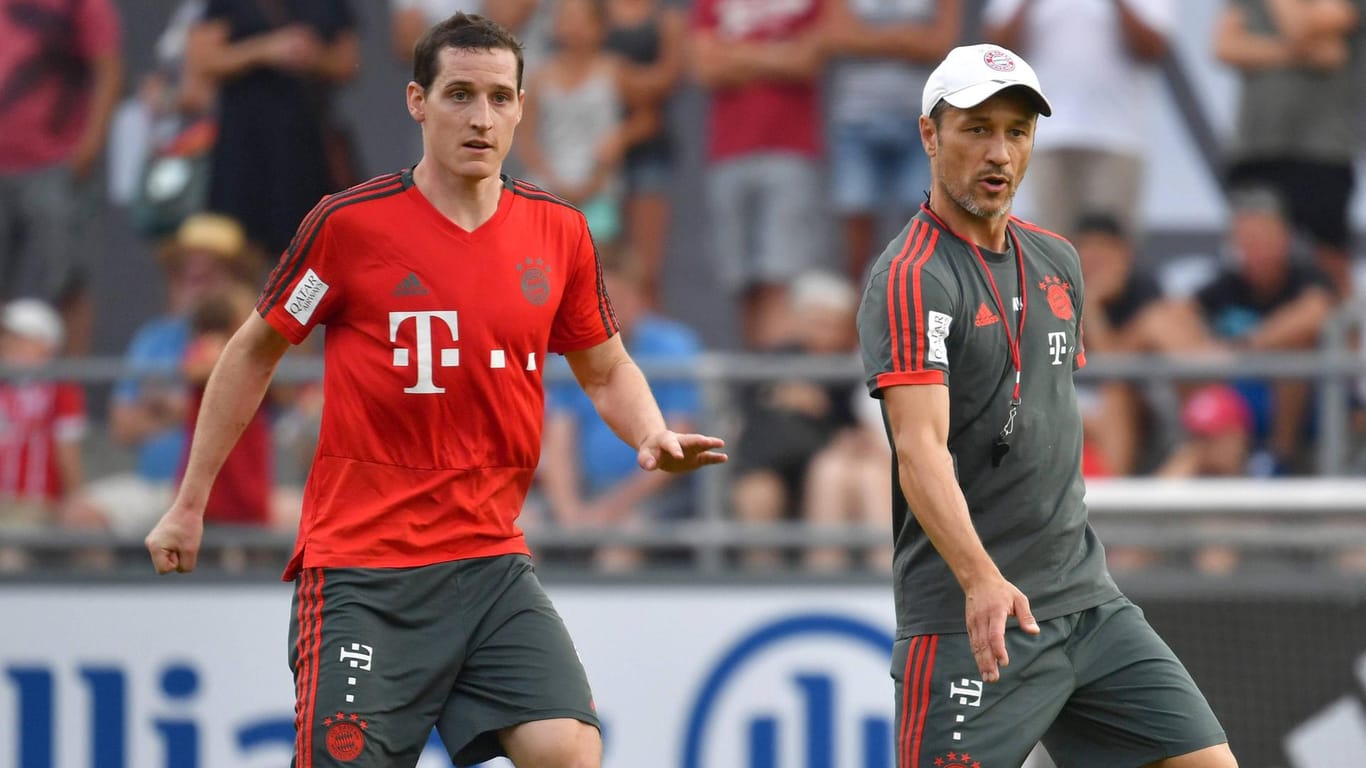 Das Ende der kurzen Zusammenarbeit rückt näher: Sebastian Rudy (l.) und Trainer Niko Kovac.