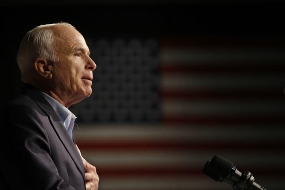 Der prominente republikanische US-Senator John McCain ist am 25.