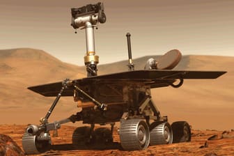 Der Mars-Rover "Opportunity": Nach einem riesigen Staubsturm herrscht derzeit Funkstille.