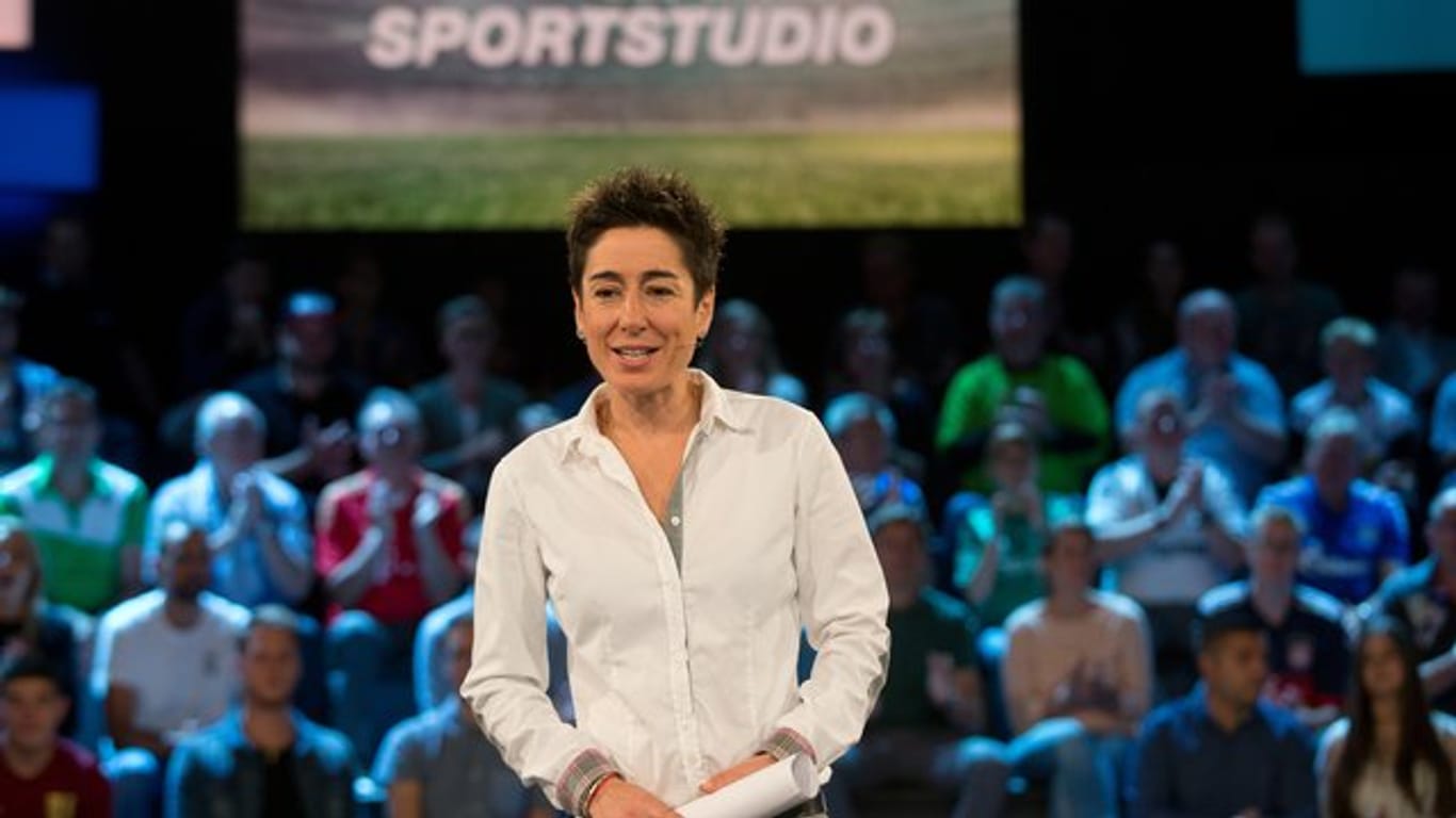 Erstmals führte Dunja Hayali am Samstag durch "Das aktuelle Sportstudio" im ZDF.
