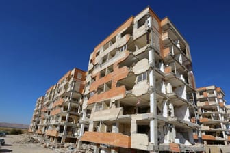 Zerstörter Häuser in Sarpol-e Zahab nach dem Beben im Dezember 2017: Iran wird wiederholt von Erdbeben heimgesucht.