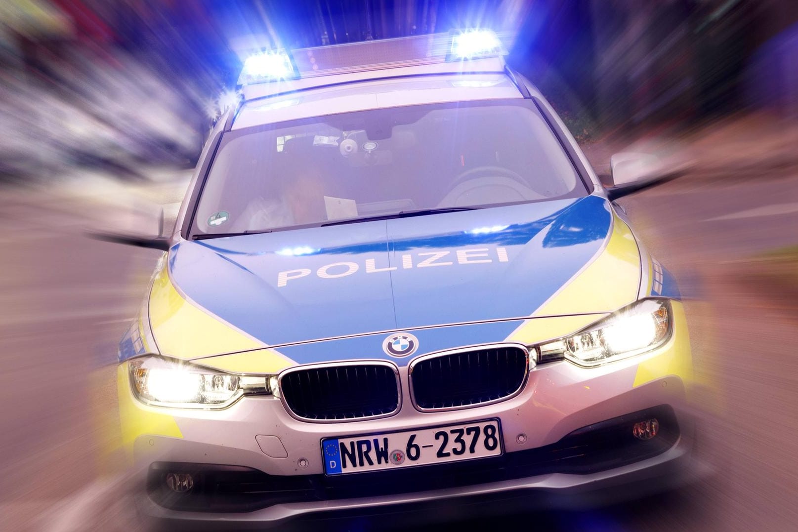 Polizei im Einsatz: In Ludwigshafen konnte die Polizei einen der Verdächtigen festnehmen.