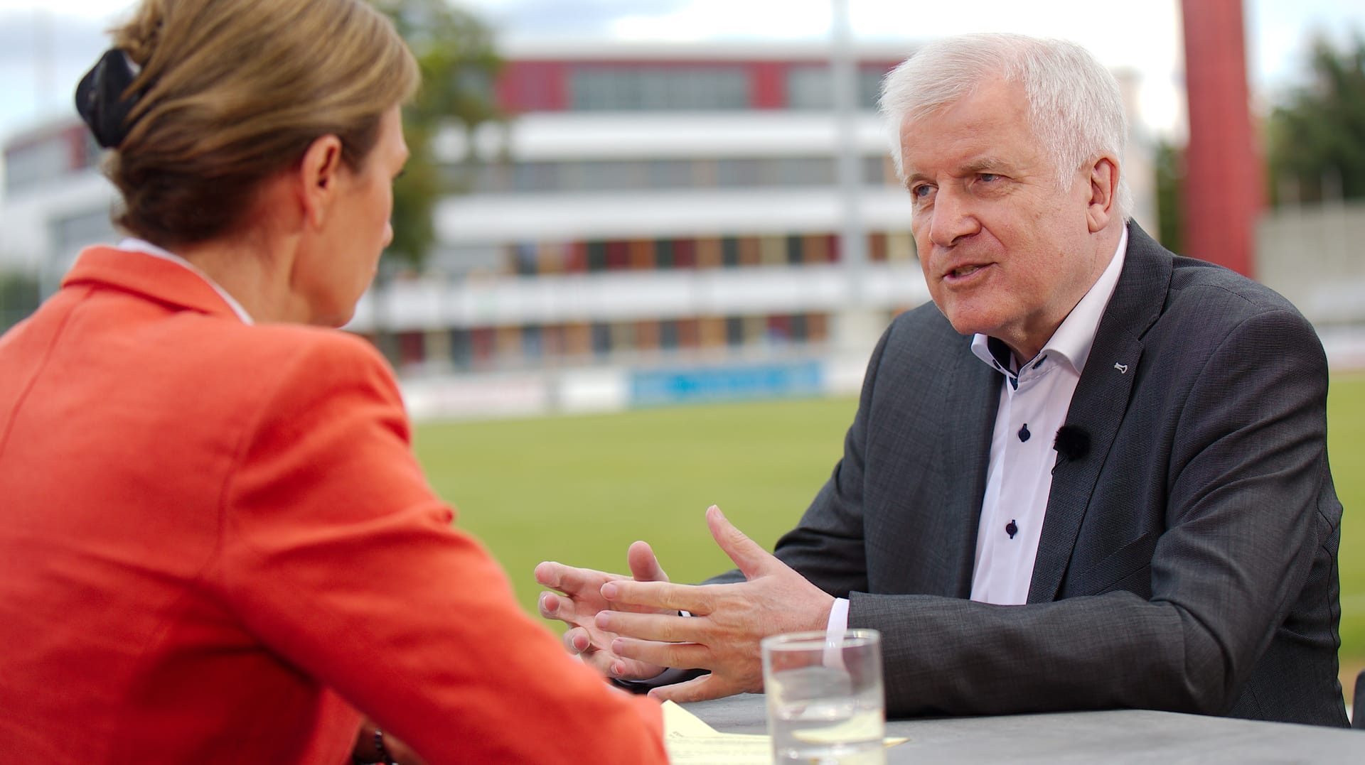Horst Seehofer im ZDF-Sommerinterview: Keine Neuauflage der Regierungskrise im Herbst. Horst Seehofer im ZDF-Sommerinterview: Keine Neuauflage der Regierungskrise im Herbst.