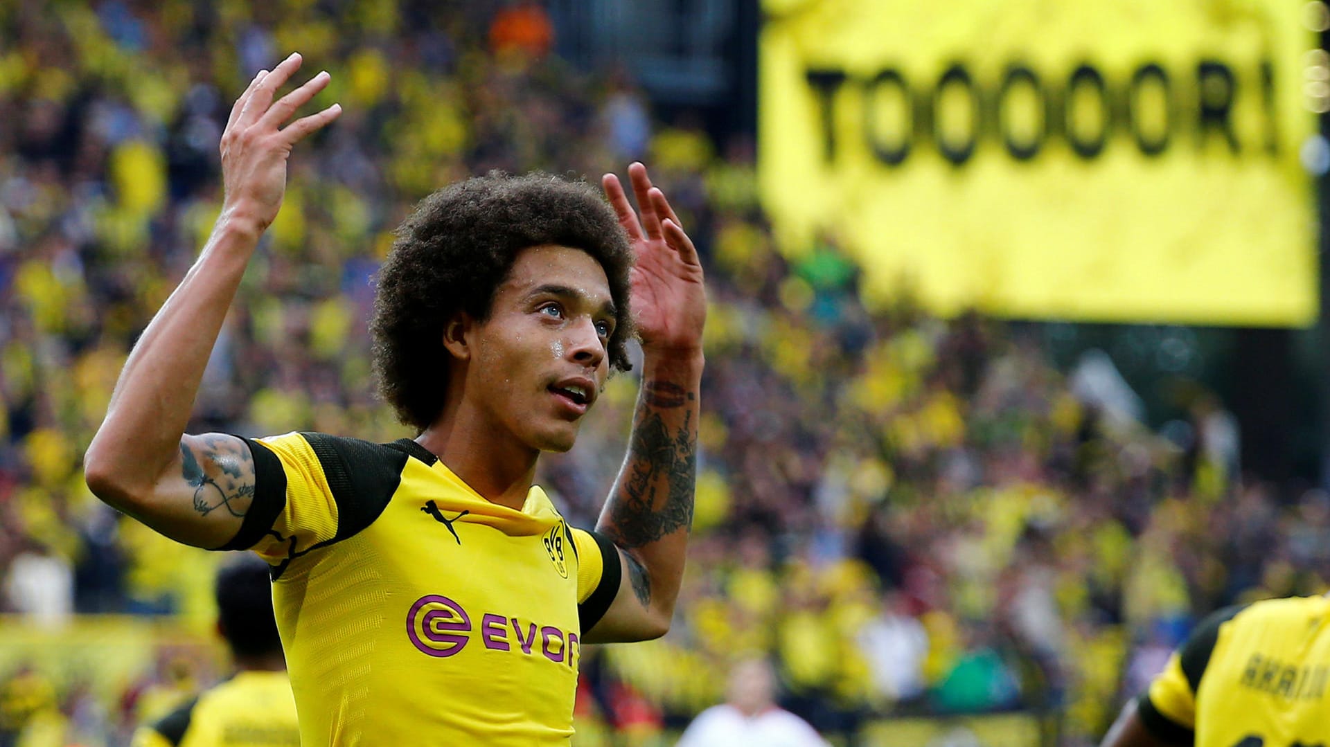 Nach seinem Tor im Pokal in Fürth traf BVB-Neuzugang Axel Witsel auch in der Bundesliga gegen Leipzig.