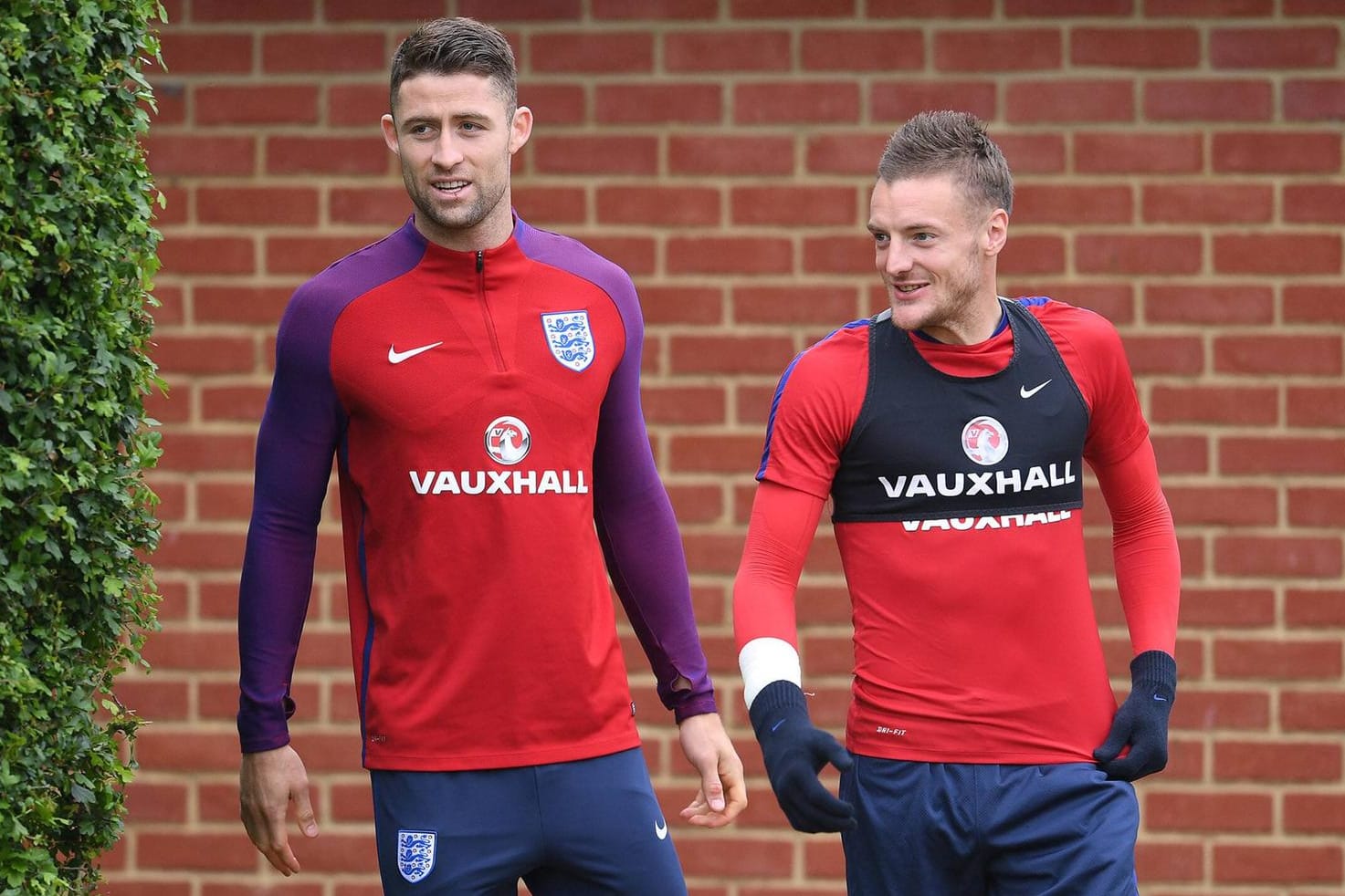 Spielen fortan nicht mehr für die "Three Lions": Gary Cahill (l.) und Jamie Vardy.