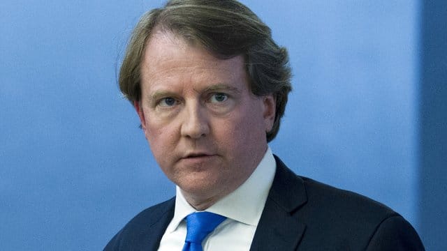 Don McGahn, Rechtsberater des US-Präsidenten, soll im Herbst aus seinem Amt ausscheiden.