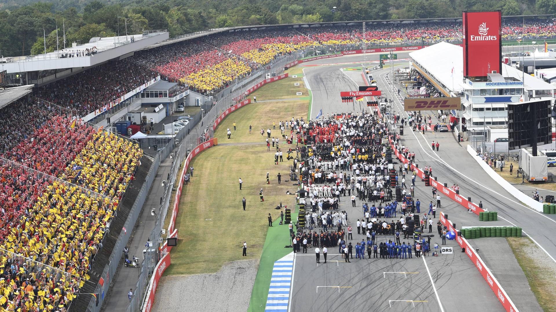 Der große Preis von Deutschland in Hockenheim: 70.000 Zuschauer waren beim Rennen am 22. Juli da.