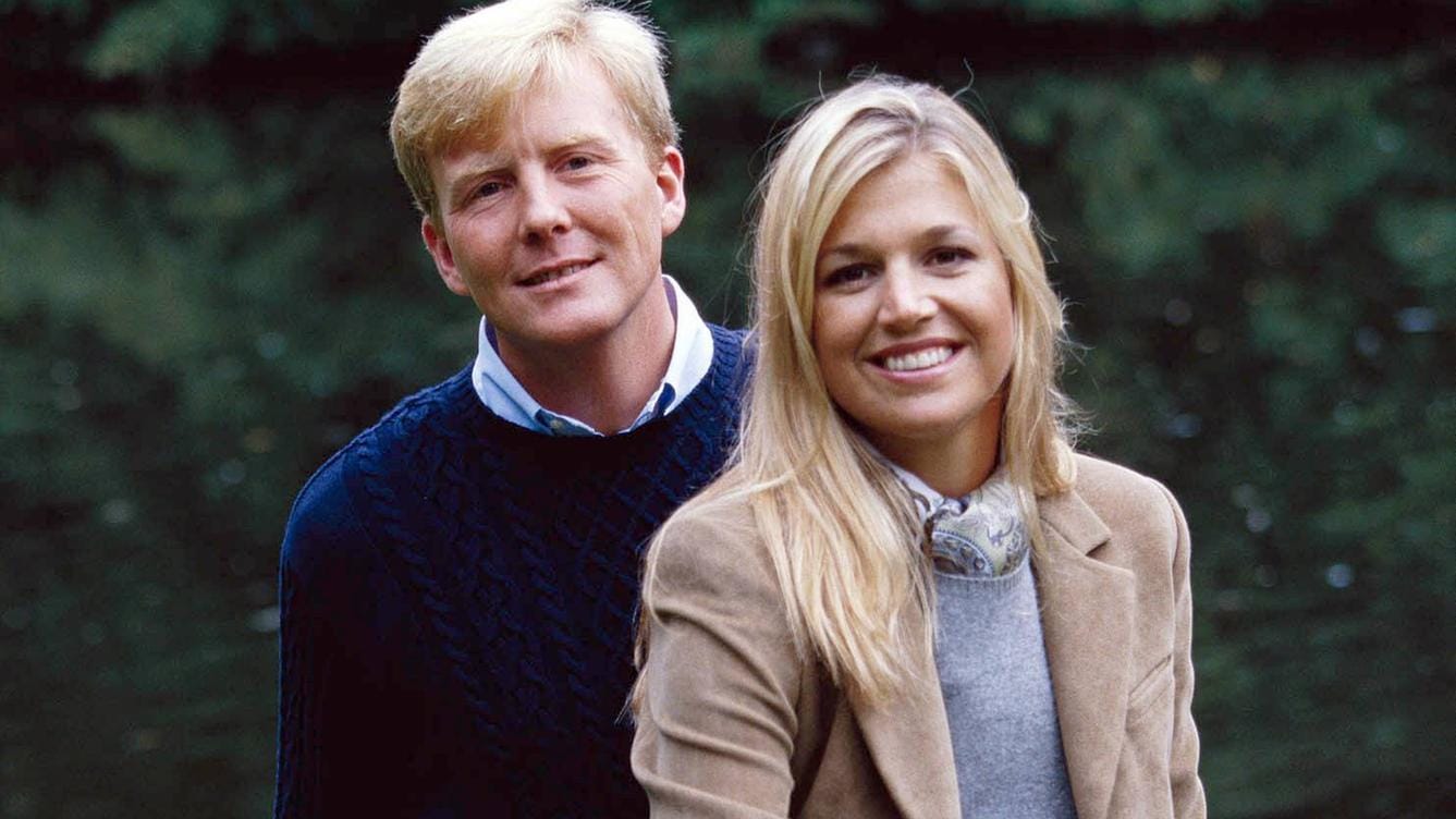 Willem-Alexander und Máxima: Das Paar in den frühen Jahren seiner Liebe.