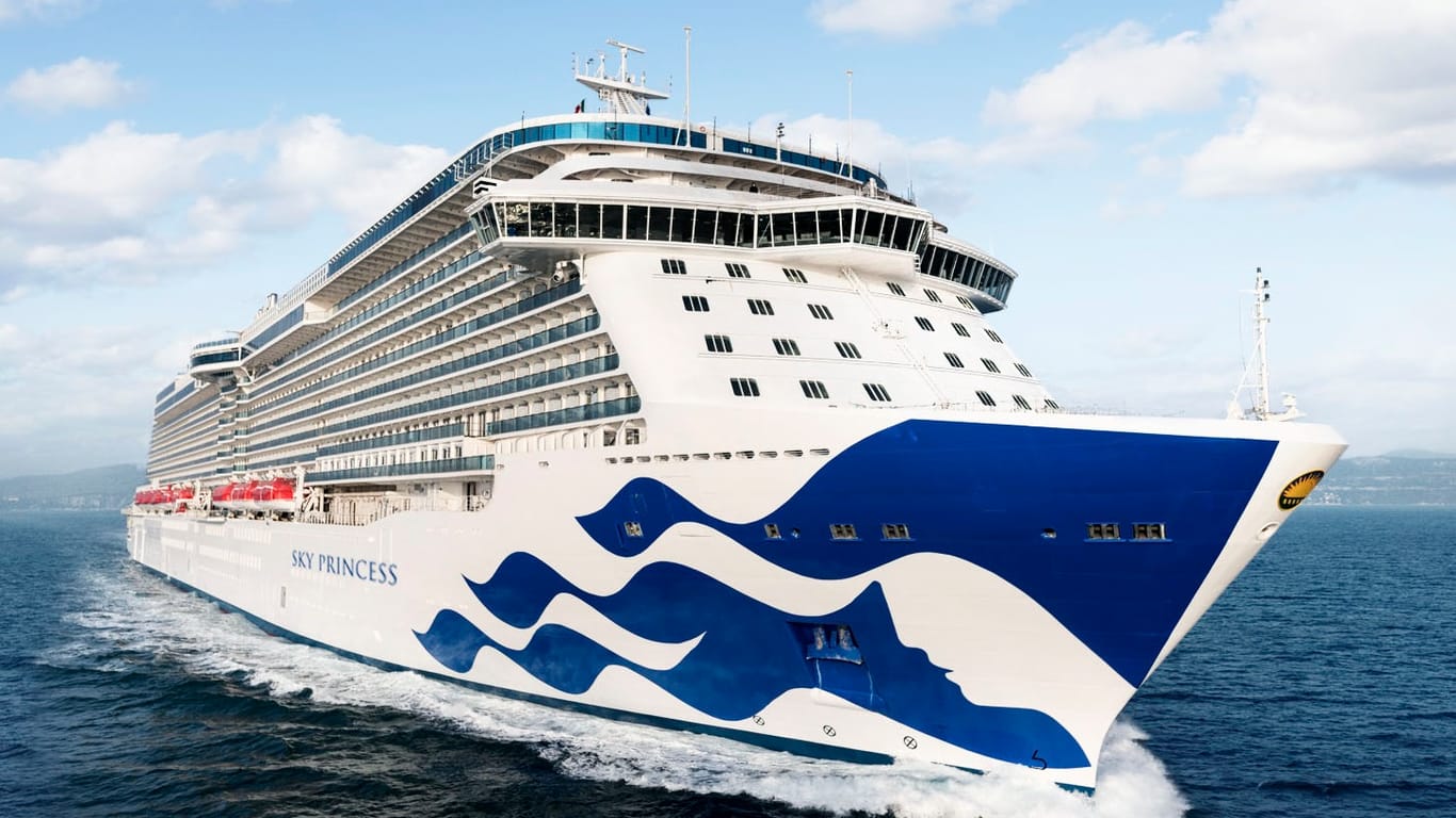 Die neue "Sky Princess" von Princess Cruises: Ab Oktober 2019 starten die Kreuzfahrten durch das Mittelmeer.